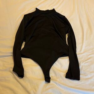 Black Long Sleeve Bodysuit